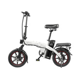 DYU A5 14" Electric Bike - 350W Motor 48V7.5Ah Battery 40KM Range Disc Brakes - White